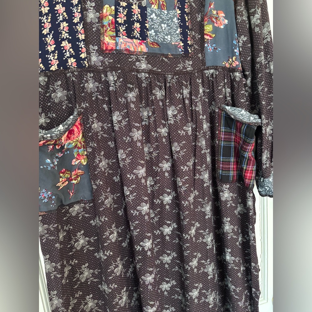 April Cornell patchwork Dress - Picture 2 of 5